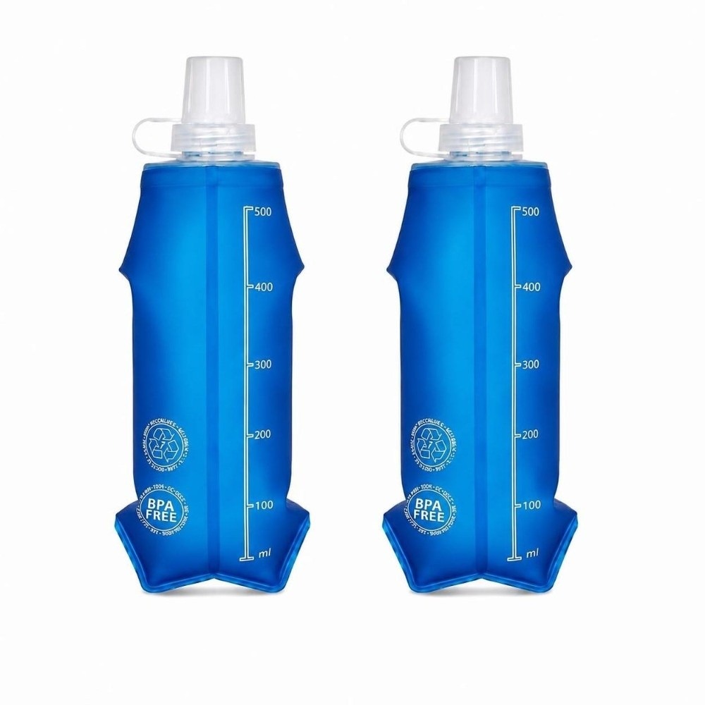 Water Bag Collapsible - 2-pak wygodnych składanych butelek na wodę