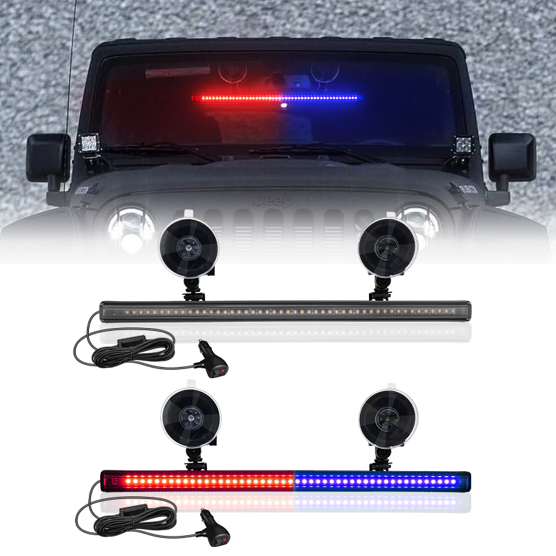 Sos Light Strobe - 48LED Światła stroboskopowe LED Przednia tylna