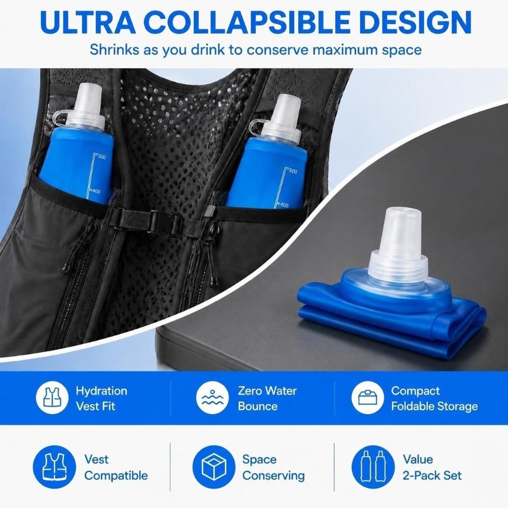 2-pak wygodnych składanych but – Water Bag Collapsible recenzja i cena