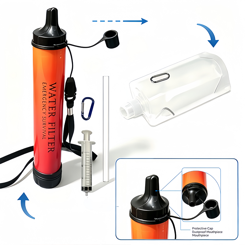 Przenośny filtr do wody 5000L, – Water Purification Straw recenzja i cena