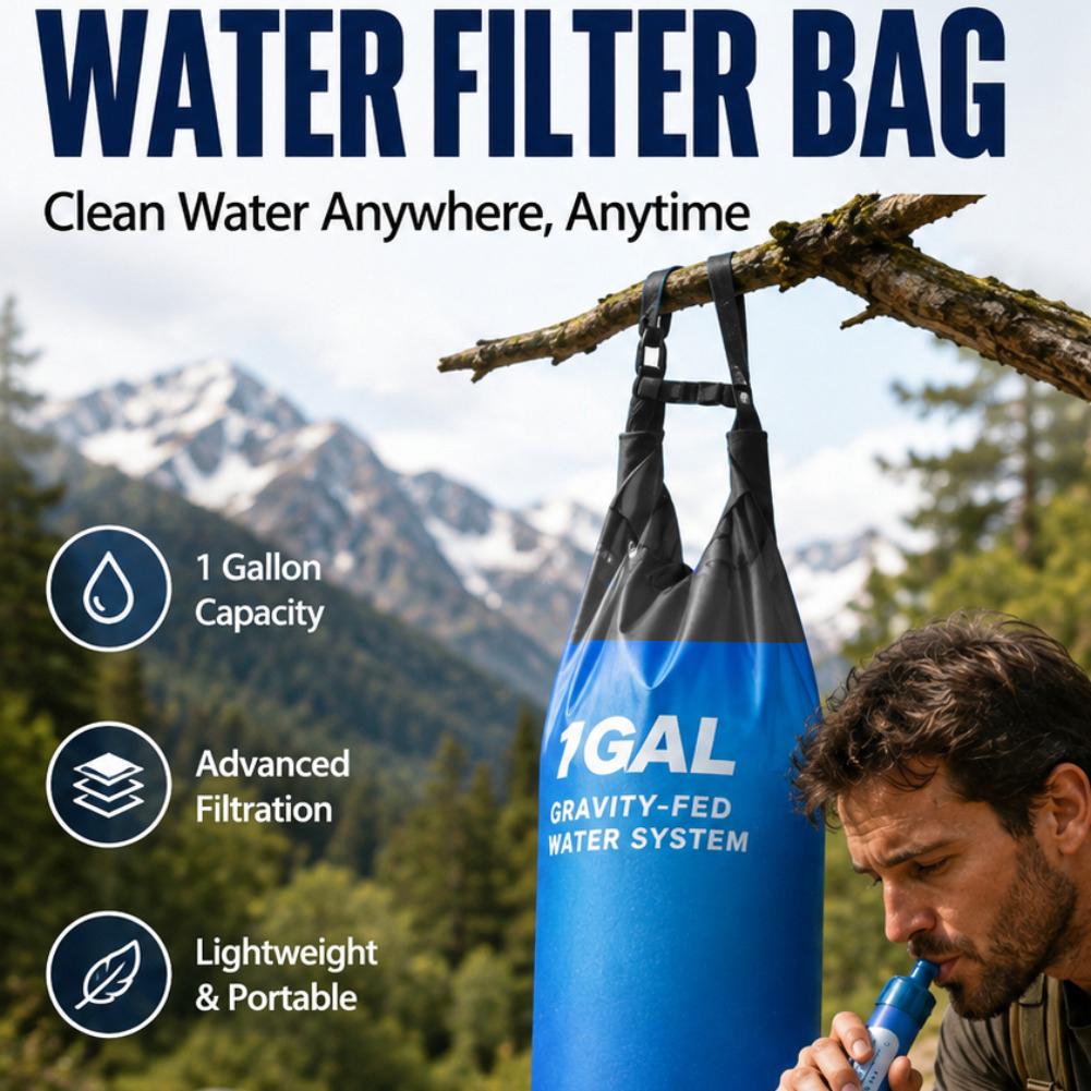 1. Zestaw filtrujący wodę z sy – Water Purification Straw recenzja i cena