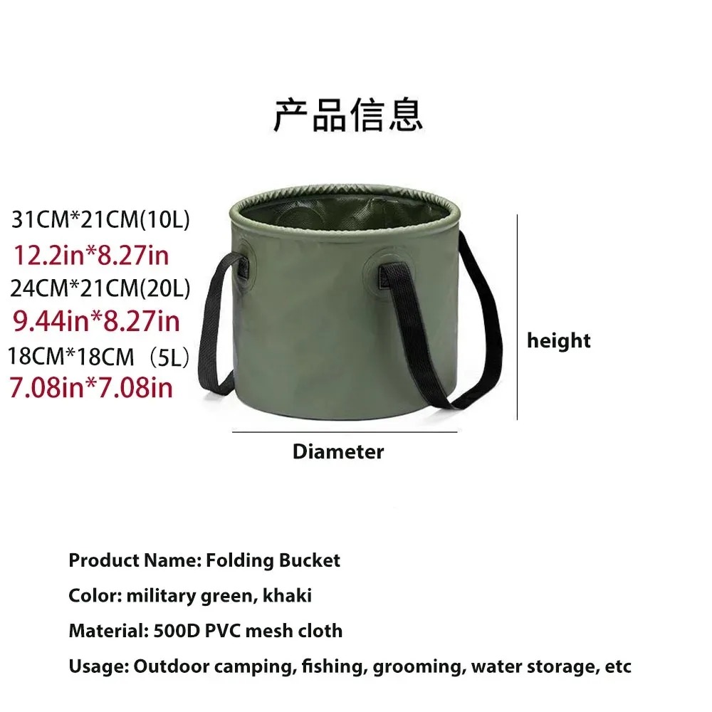 Przenośne składane wiadro na w – Water Bag Collapsible recenzja i cena