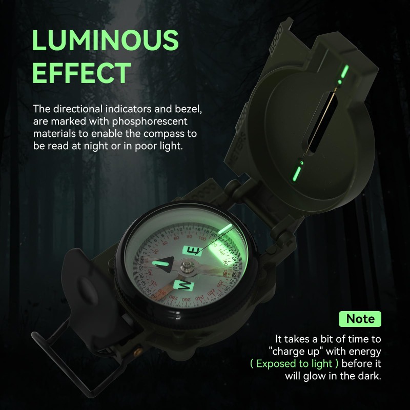 Kompas klasy wojskowej, precyz – Compass Lensatic recenzja i cena